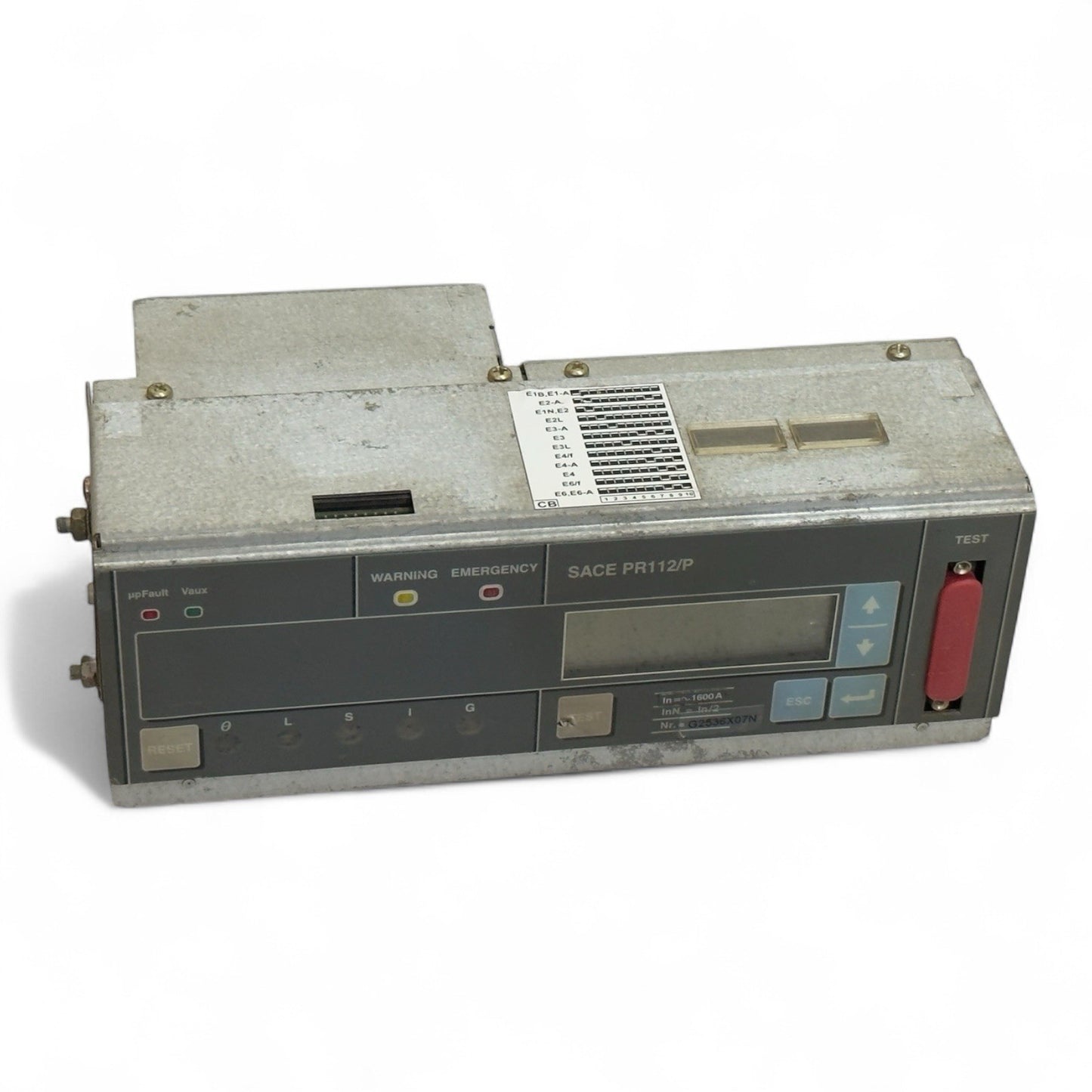 ABB SACE PR112/P LSIG 1600a TRIP UNIT MODULE