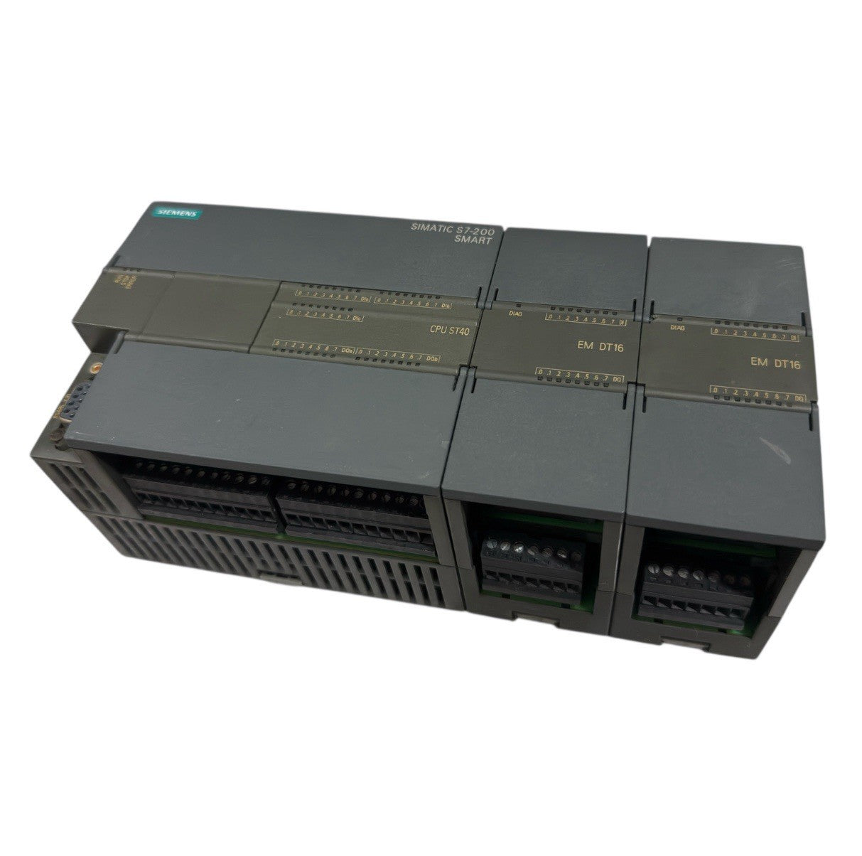 Siemens SIMATIC S7-200 Smart CPU ST40 with 2x EM DT16 Expansion Modules 