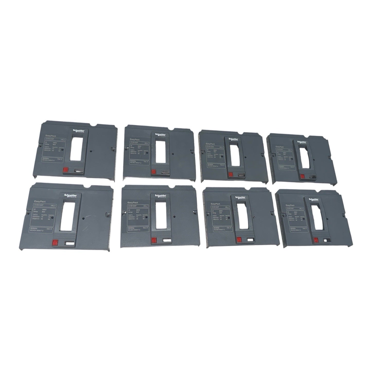 Schneider EasyPact CVS100F Molded Case Circuit Breaker Frames- 8 Pis Lot