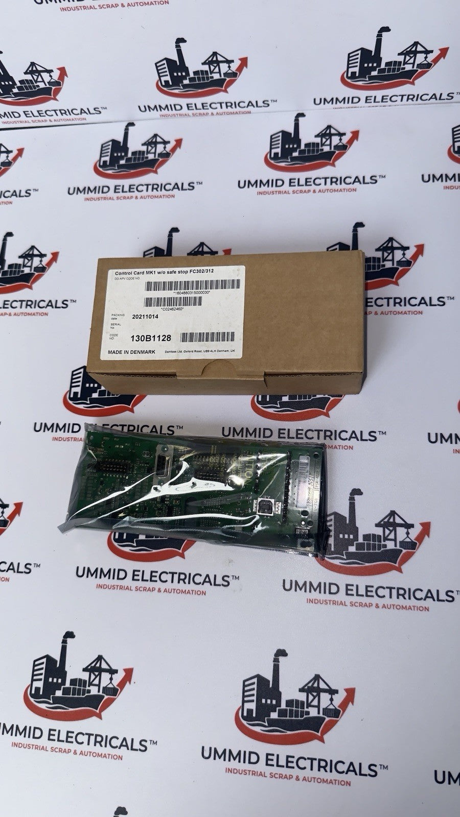 Danfoss 130B1128 Control Card MK1 w/o Safe Stop FC302/312 - Made In Denmark